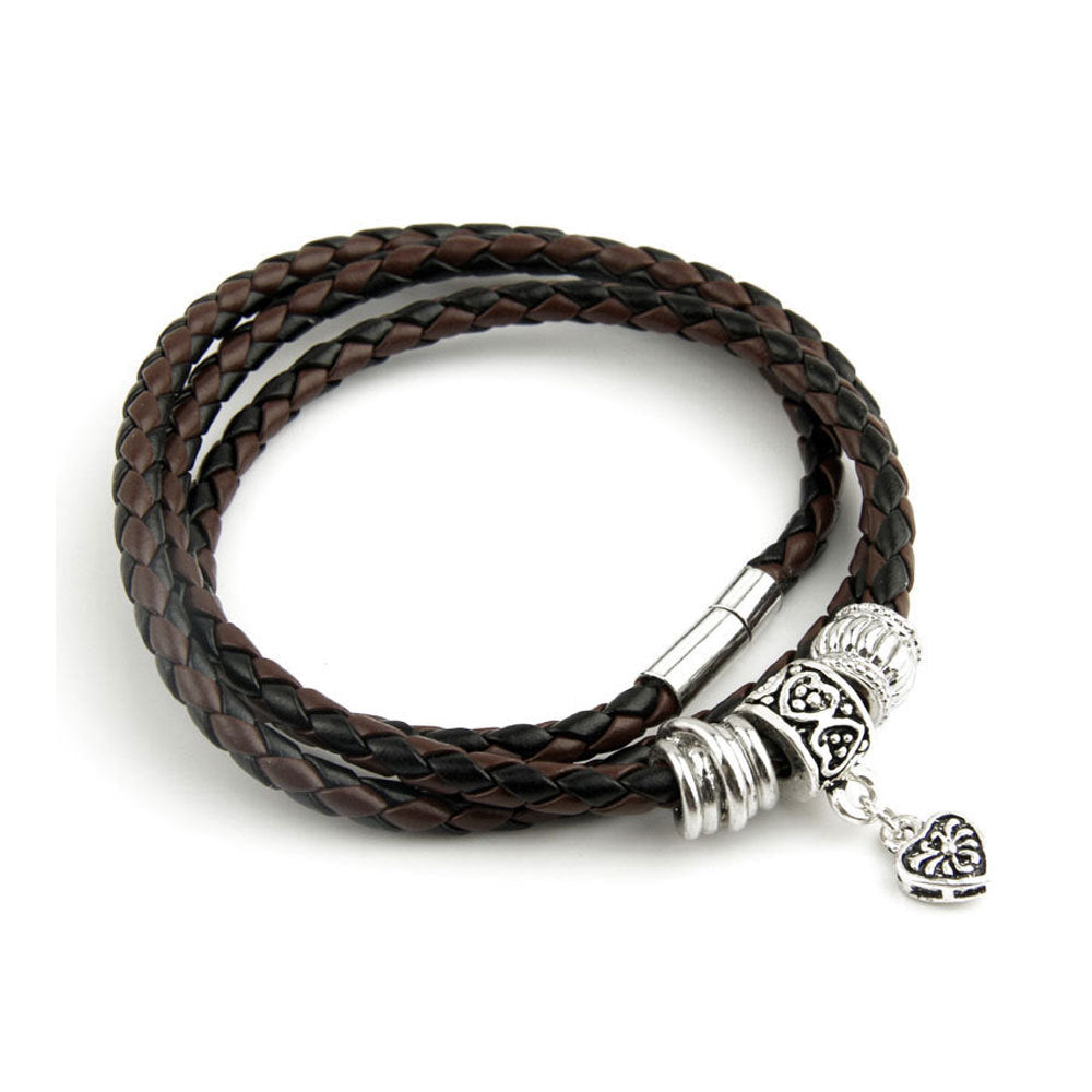 Vintage Leather Braided Bracelet