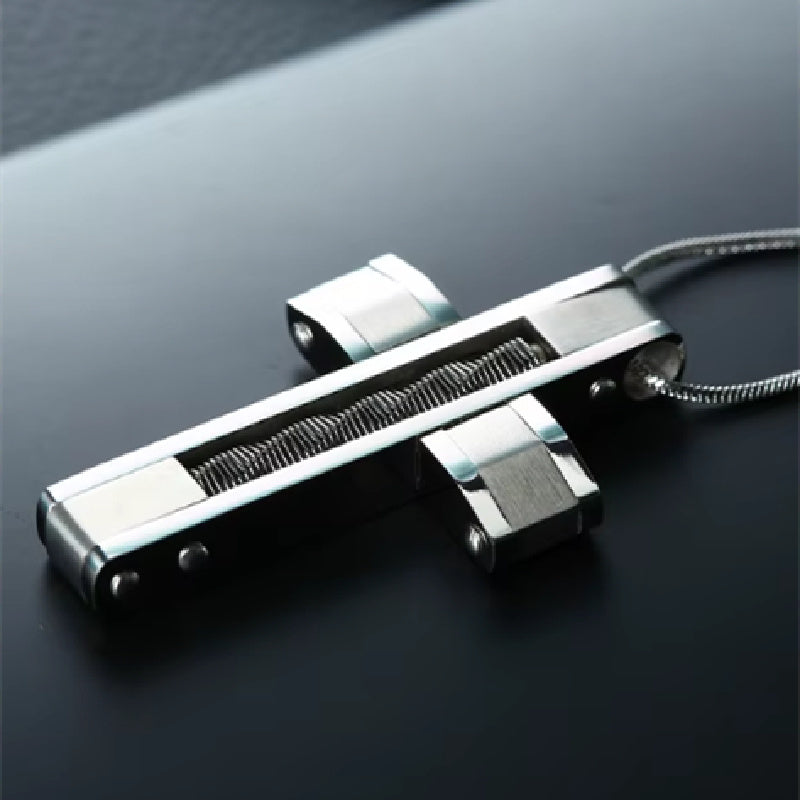 Cross Rivet Men's Titanium Steel Necklace