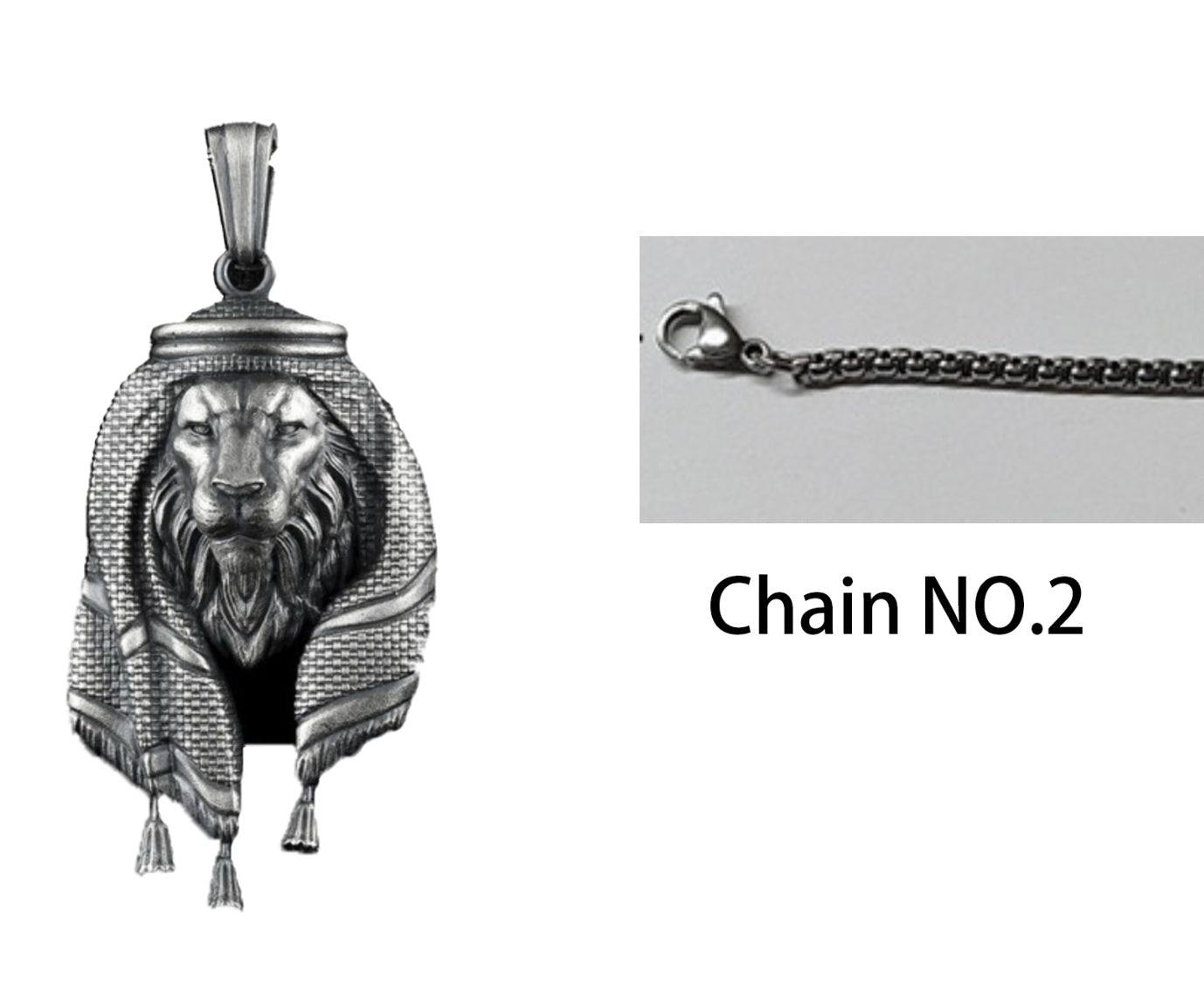 New Stainless Steel Animal Pendant Necklace