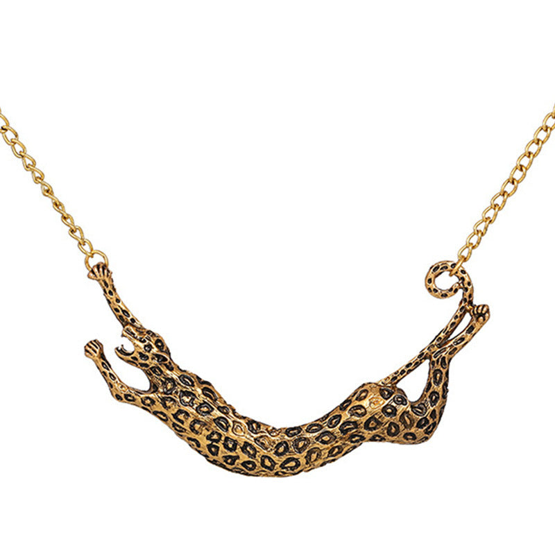 Metal Punk Exaggerated Small Animal Necklace