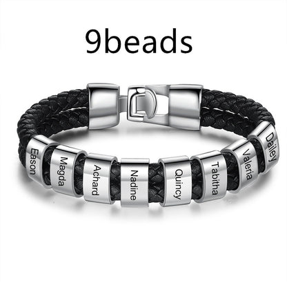 Leather Braided Men's Personality Couple Bracelet