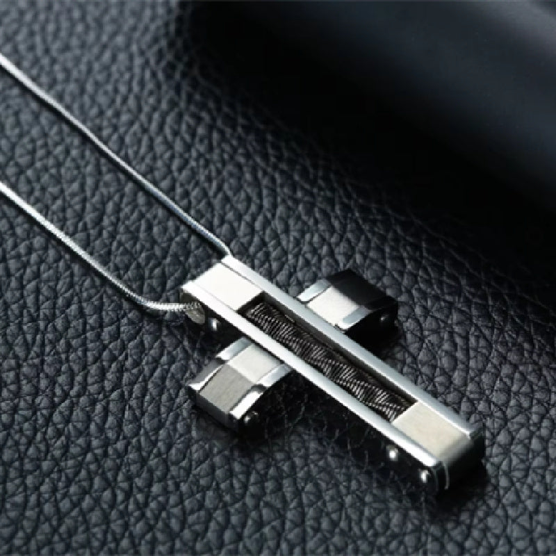 Cross Rivet Men's Titanium Steel Necklace