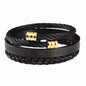 Men's stainless steel braided bracelet