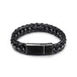 Braided Style personalized leather bracelet