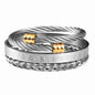 Men's stainless steel braided bracelet