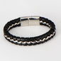 Men's Braided Leather Cord Bracelet