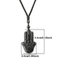 Natural Semi Precious Stone Animal Pendant Necklace