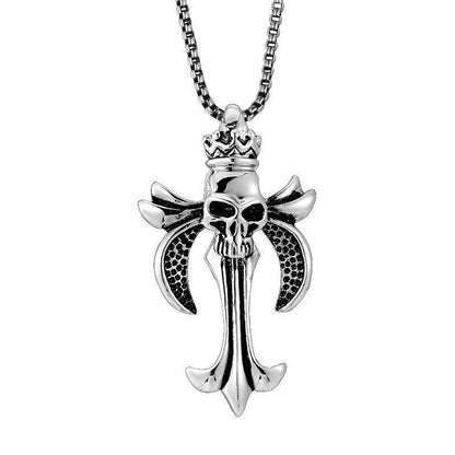 Angel Wings Love Cross Necklace