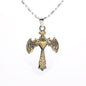 Angel Wings Love Cross Necklace