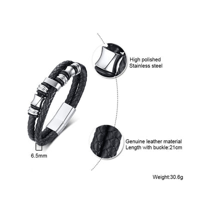 Stainless steel braided bracelet