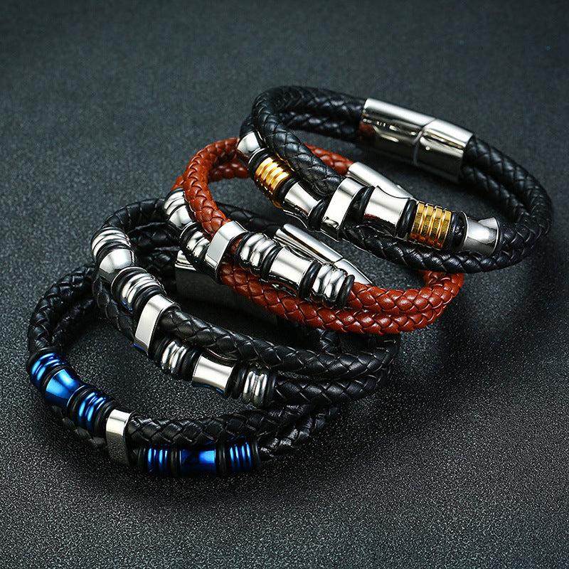 Stainless steel braided bracelet