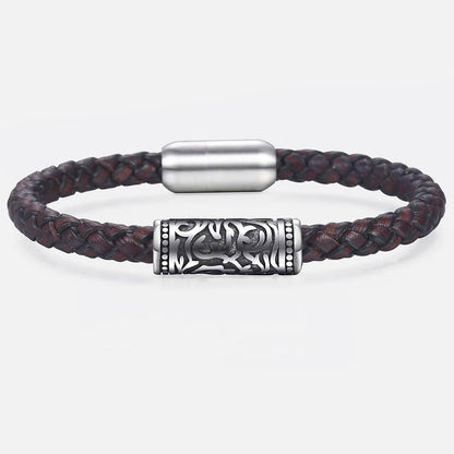 Alloy braided bracelet