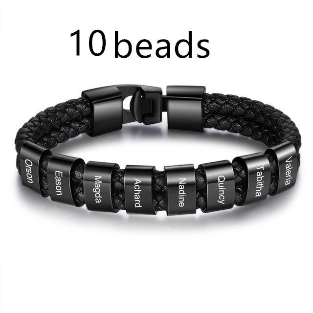 Leather Braided Men's Personality Couple Bracelet