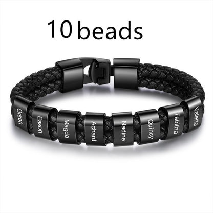 Leather Braided Men's Personality Couple Bracelet