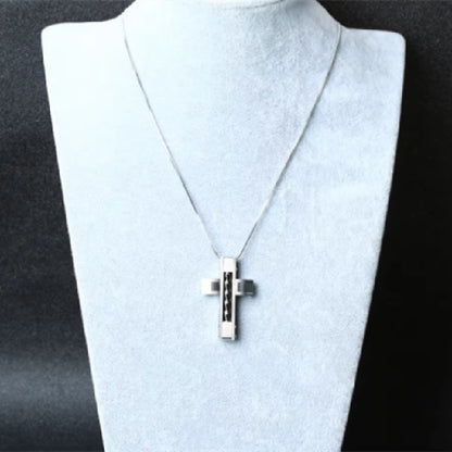 Cross Rivet Men's Titanium Steel Necklace