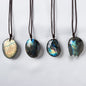 Labradorite Rough Stone Pendant Necklace Pendant