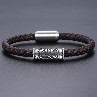 Alloy braided bracelet