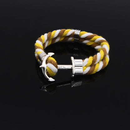 Braided hook anchor bracelet