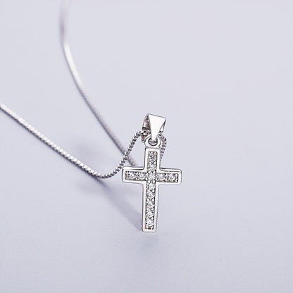 Accessories Pure Cross Necklace Diamond Pendant