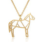 Stainless Steel Animal Horse Fashion Necklace