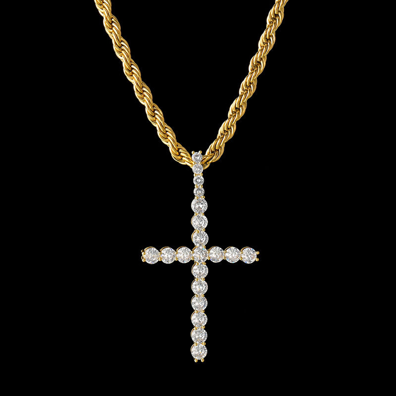 Fashion Trend Creative Cross Pendant Necklace