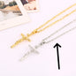 Cross Bone Carving Hip Hop Necklace