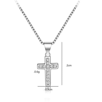 Accessories Pure Cross Necklace Diamond Pendant
