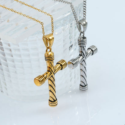 European And American Vintage Cross Necklace