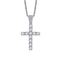 Boutique cross pendant Zircon 4mm Necklace