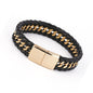 Braided Style personalized leather bracelet