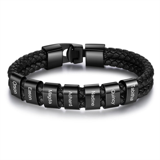 Leather Braided Men's Personality Couple Bracelet