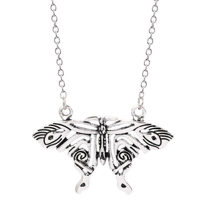 Butterfly necklace, alloy plating insect pendant necklace