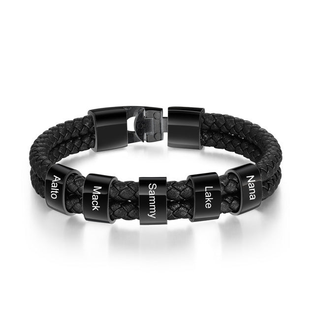Leather Braided Men's Personality Couple Bracelet