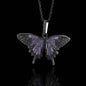 Hip Hop Large Butterfly Pendant Real Gold Electroplating Trendy Necklace