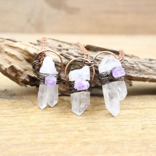 Rough Winding Cross Chain Necklace Pendant