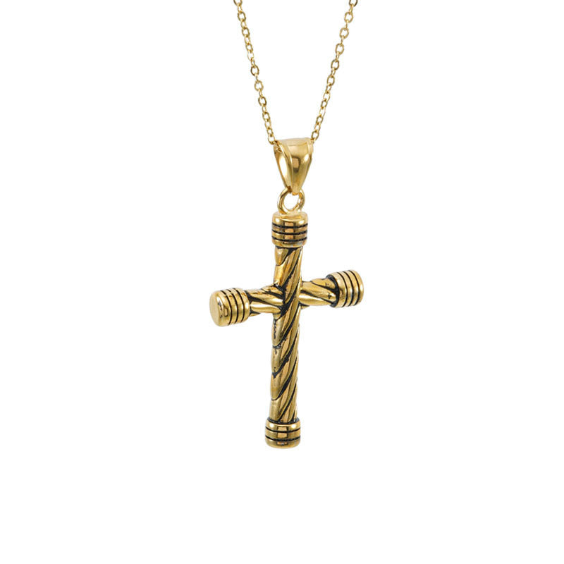 European And American Vintage Cross Necklace