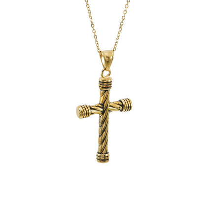 European And American Vintage Cross Necklace