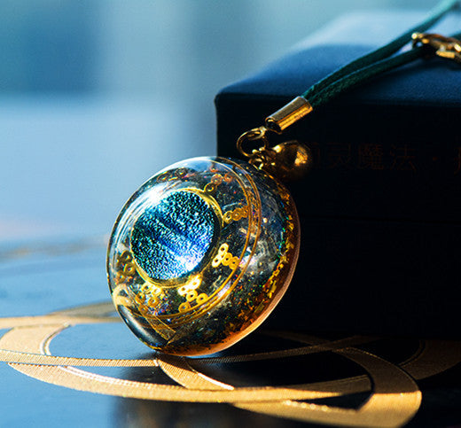 Necklace Lucky Stone Pendant Reiki Gather Wealth