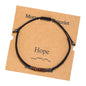 Morse Code Alphanumeric Couple Braided Bracelet
