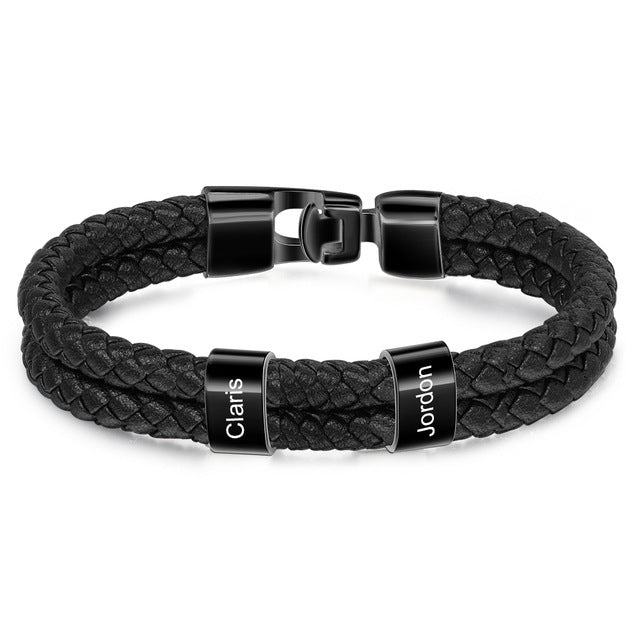 Leather Braided Men's Personality Couple Bracelet