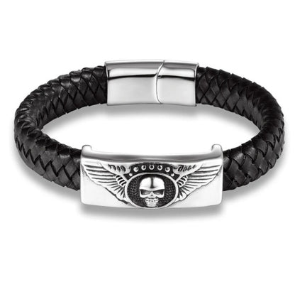 Titanium steel braided bracelet