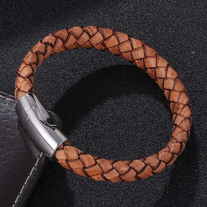 Trendy Vintage Braided Bracelet   Antique