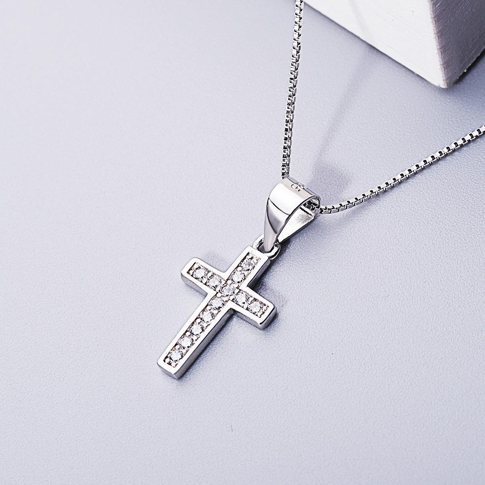 Accessories Pure Cross Necklace Diamond Pendant