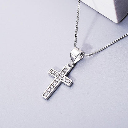 Accessories Pure Cross Necklace Diamond Pendant