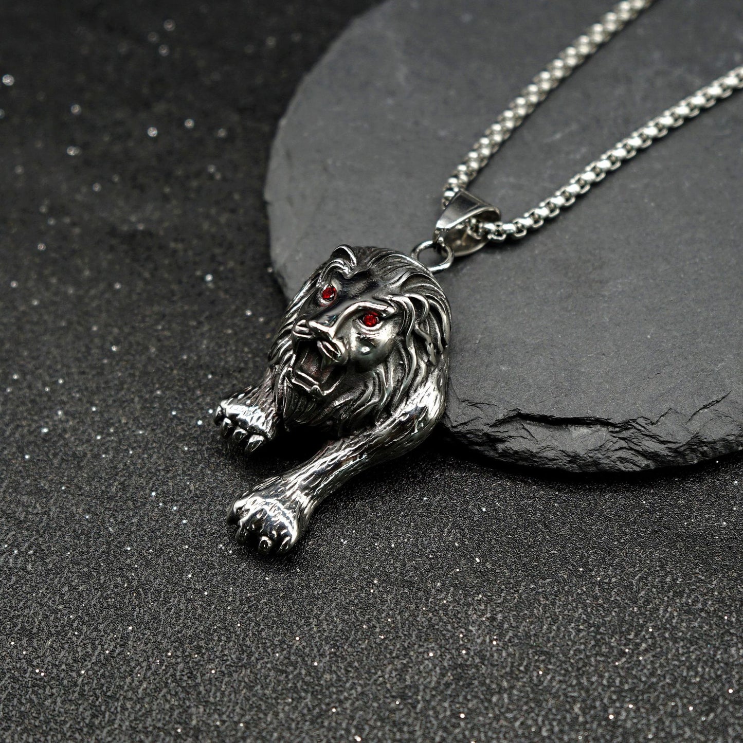 Animal Personality Retro Stainless Steel Necklace Ornament