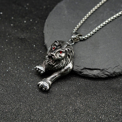 Animal Personality Retro Stainless Steel Necklace Ornament