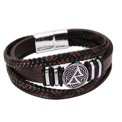 Men's Multi-layer Braided Leather Bracelet