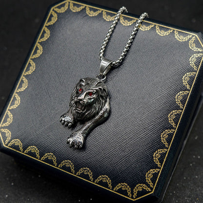 Animal Personality Retro Stainless Steel Necklace Ornament