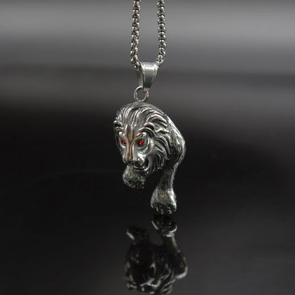 Animal Personality Retro Stainless Steel Necklace Ornament