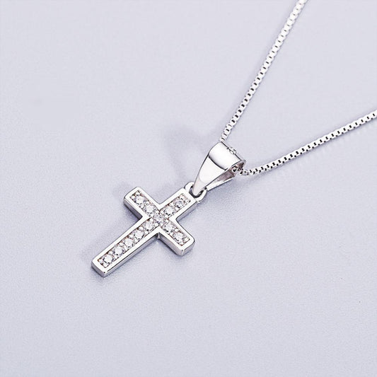 Accessories Pure Cross Necklace Diamond Pendant